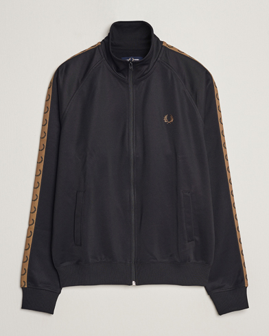 Herren | 40% sale | Fred Perry | Taped Track Jacket Black