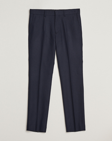 Herren | 40% sale | GANT | Slim Flannel Pants Evening Blue