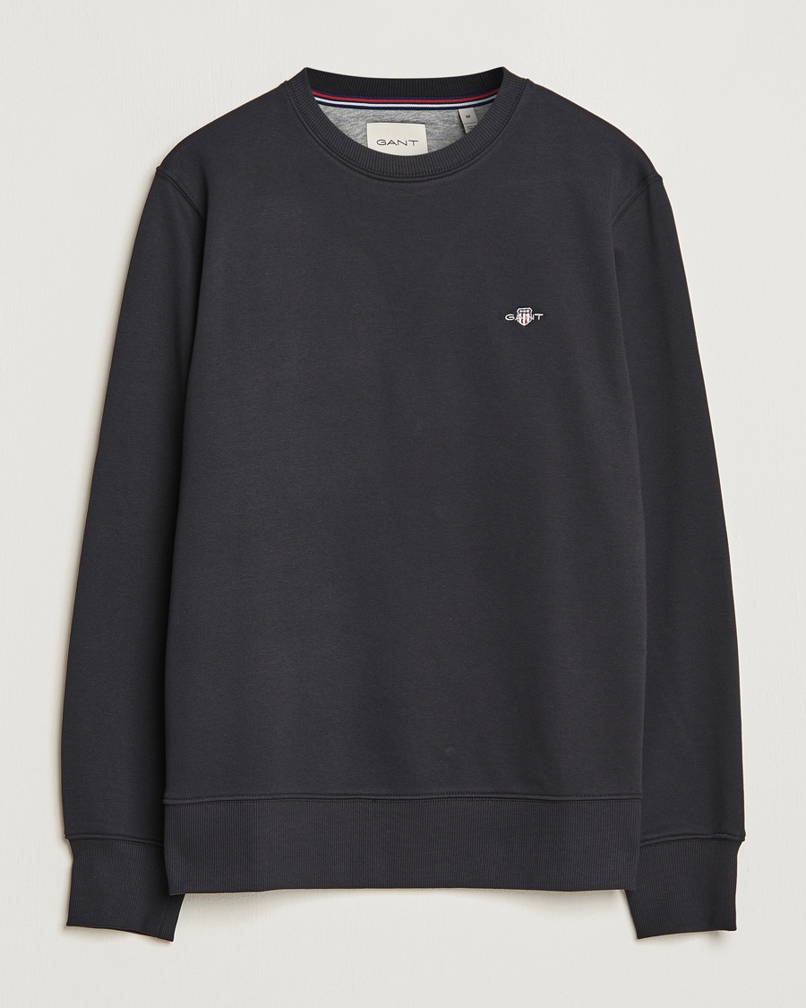 Gant Original Crew Neck Sweatshirt Black – Schwarz