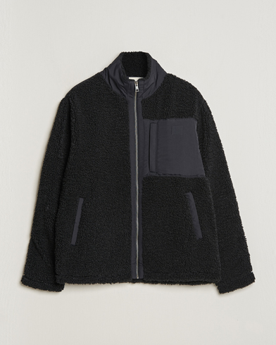 Herren | 60% sale | GANT | Sherpa Fleece Full Zip Black