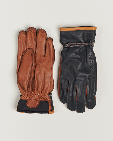 Herren | Handschuhe | Hestra | Wakayama Leather Ski Glove Navy/Brown
