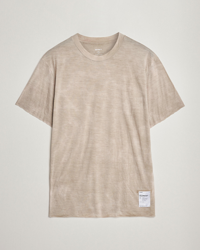 Herren | T-Shirts | Satisfy | CloudMerino T-Shirt Sun Bleached Greige