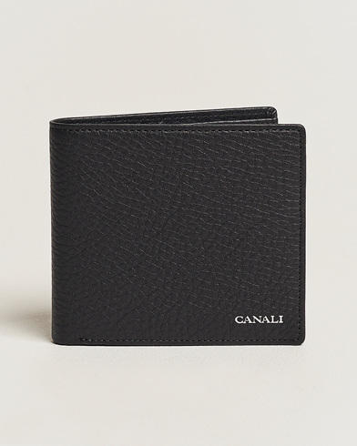 Herren |  | Canali | Grain Leather Wallet Black