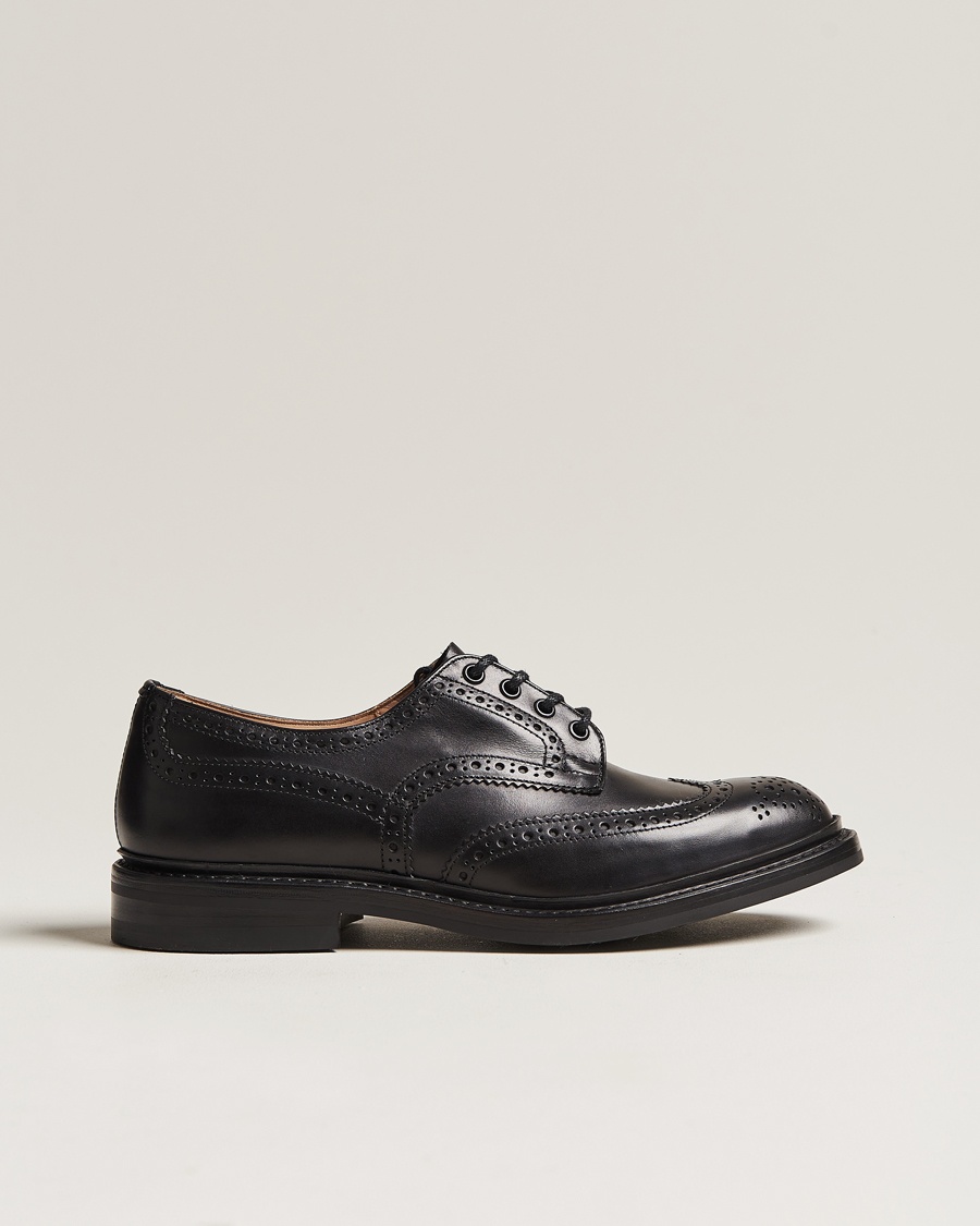 Tricker's Bourton Country Brogues Black Calf – Schwarz