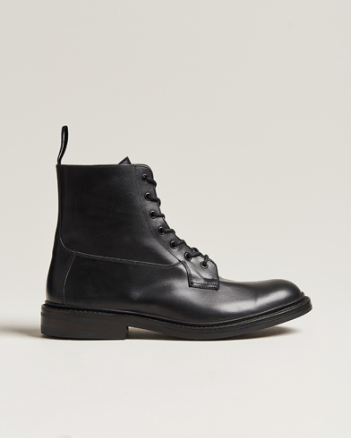 Herren | Schwarze Stiefel | Tricker's | Burford Dainite Country Boots Black Calf