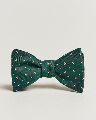 Herren | Fliegen | E. Marinella | Silk Bow Tie Dark Green