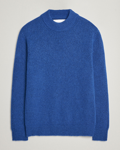 Herren | Personal Classics | NN07 | Nick Mock Neck Sweater Blue