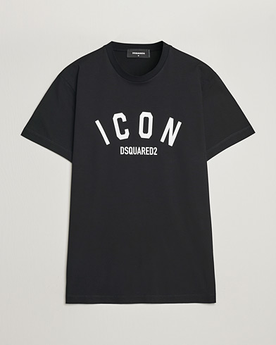 Herren | Dsquared2 | Dsquared2 | Cool Fit Be Icon Crew Neck T-Shirt Black