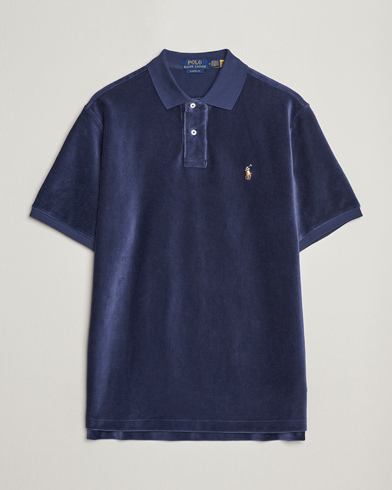 Herren | Poloshirt | Polo Ralph Lauren | Corduroy Polo Newport Navy