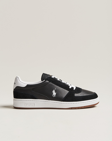 Herren |  | Polo Ralph Lauren | CRT Leather/Suede Sneaker Black/White