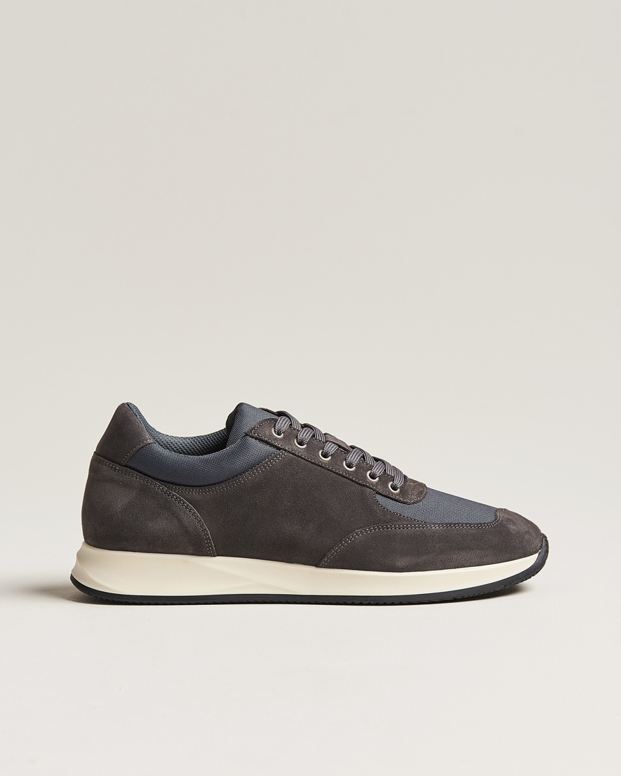 Myrqvist Stensund Running Sneaker Dark Grey Suede – Grau