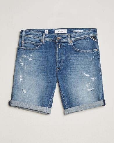 Herren | Summer | Replay | RBJ901 10 Year Wash Denim Shorts Medium Blue