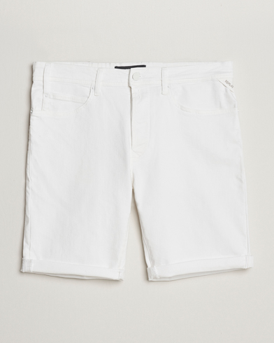Herren | Jeansshorts | Replay | RBJ901 Super Stretch Denim Shorts White