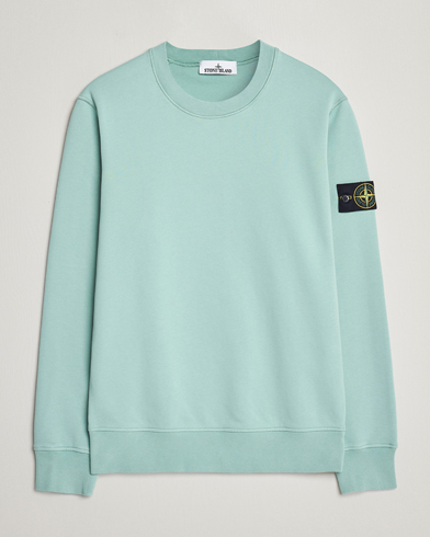 Herren | Stone Island | Stone Island | Garment Dyed Cotton Sweatshirt Light Green