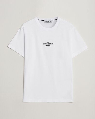 Herren | Stone Island | Stone Island | Archivio Print T-Shirt White