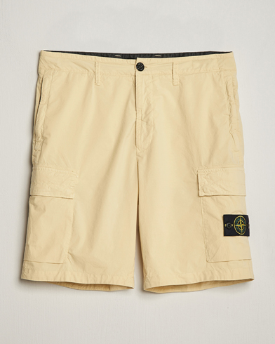 Herren | Cargoshorts | Stone Island | Stretch Cotton Tela Regular Fit Cargo Shorts Beige