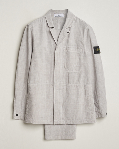 Herren | Aktuelle Marken | Stone Island | Linen Nylon Relaxed Suit Dove Grey