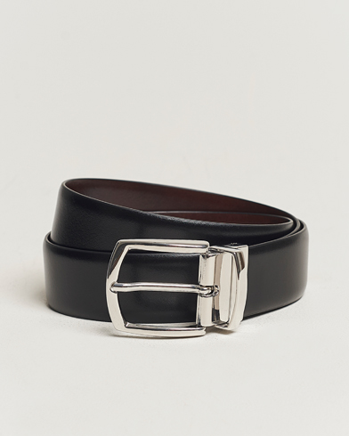 Herren | Gürtel | Anderson's | Reversible Leather Belt 3,5 cm Black/Brown
