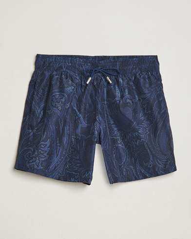 Herren | Etro | Etro | Tonal Paisley Swim Shorts Blue