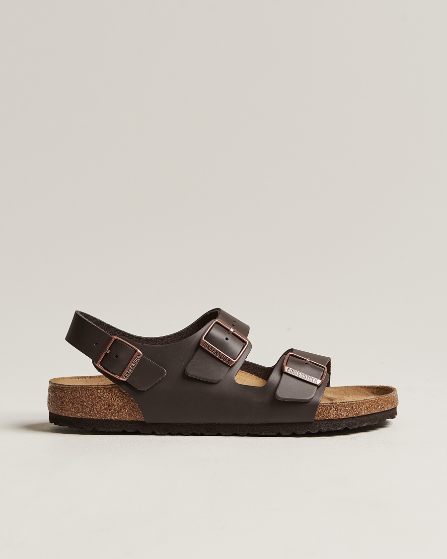 BIRKENSTOCK Milano Classic Footbed Dark Brown Leather – Braun