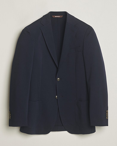 Herren | Kleidung | Morris Heritage | Mike Soft Cotton Jersey Blazer Navy