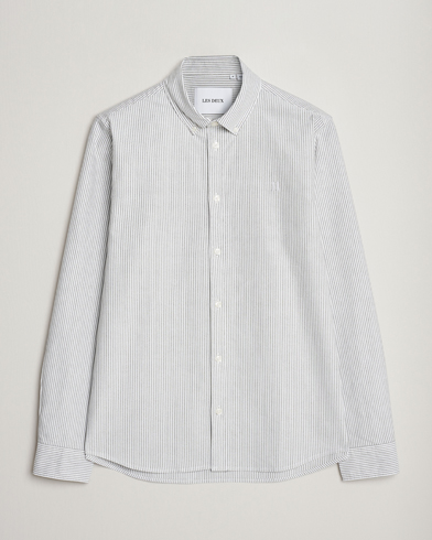 Herren | Oxfordhemden | LES DEUX | Kristian Oxford Shirt Green/White