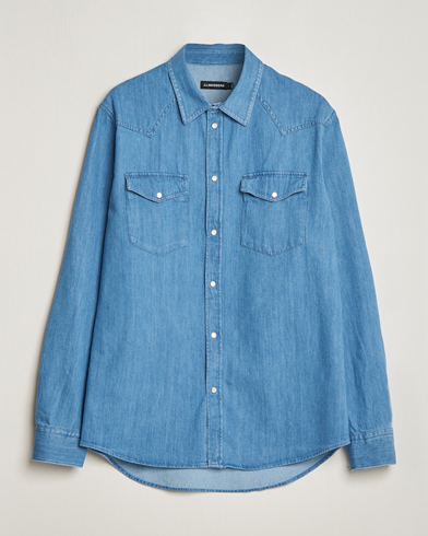 Herren | Jeanshemden | J.Lindeberg | Carson Denim Shirt Bijou Blue