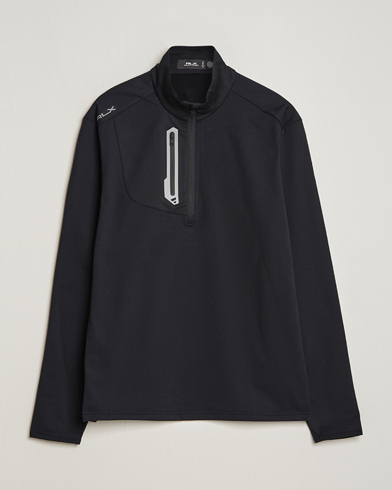 Herren | Sport | RLX Ralph Lauren | Luxury Jersey Half Zip Polo Black