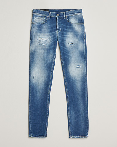 Herren | Slim fit | Dondup | George Distressed Jeans Medium Blue