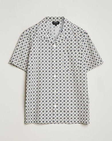 Herren | A.P.C. | A.P.C. | Lloyd Printed Resort Shirt Off White
