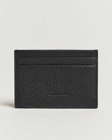 Herren | Kartenetui | Tiger of Sweden | Wharf Grained Leather Card Holder Black
