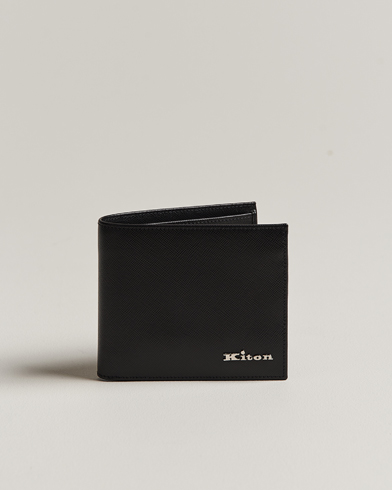 Herren | Geldbörsen | Kiton | Saffiano Leather Wallet Black