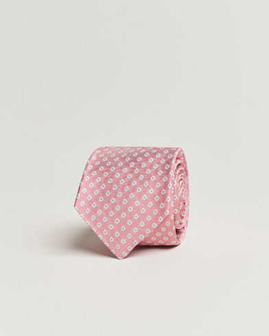 Herren | Kiton | Kiton | Micro Flower Silk Tie Pink