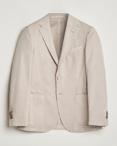 Herren | Sakkos | L.B.M. 1911 | Jack Regular Fit Cotton Stretch Blazer Light Grey