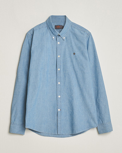Herren | Jeanshemden | Morris | Slim Fit Chambray Shirt Blue