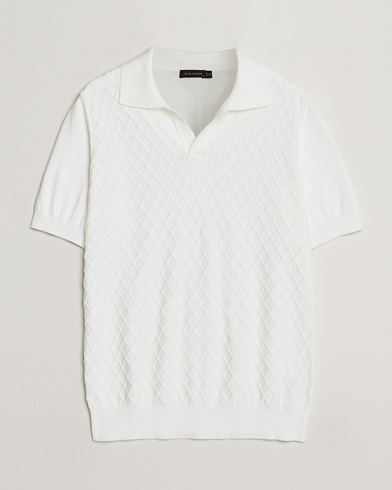 Herren |  | Oscar Jacobson | Mirza Structured Cotton Polo White