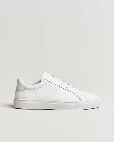 Herren | Schuhe | A Day's March | Leather Marching Sneaker White