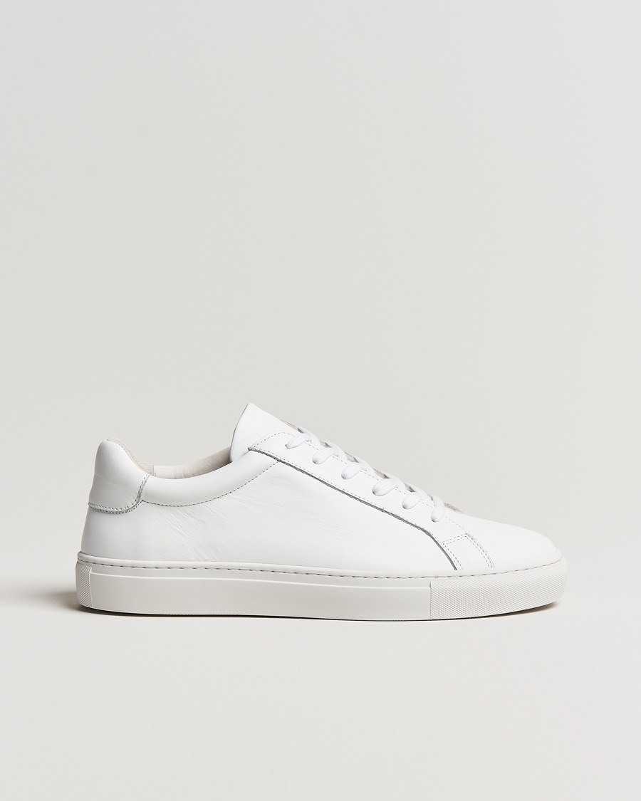 A Day's March Marching Leather Sneaker White – Weiß