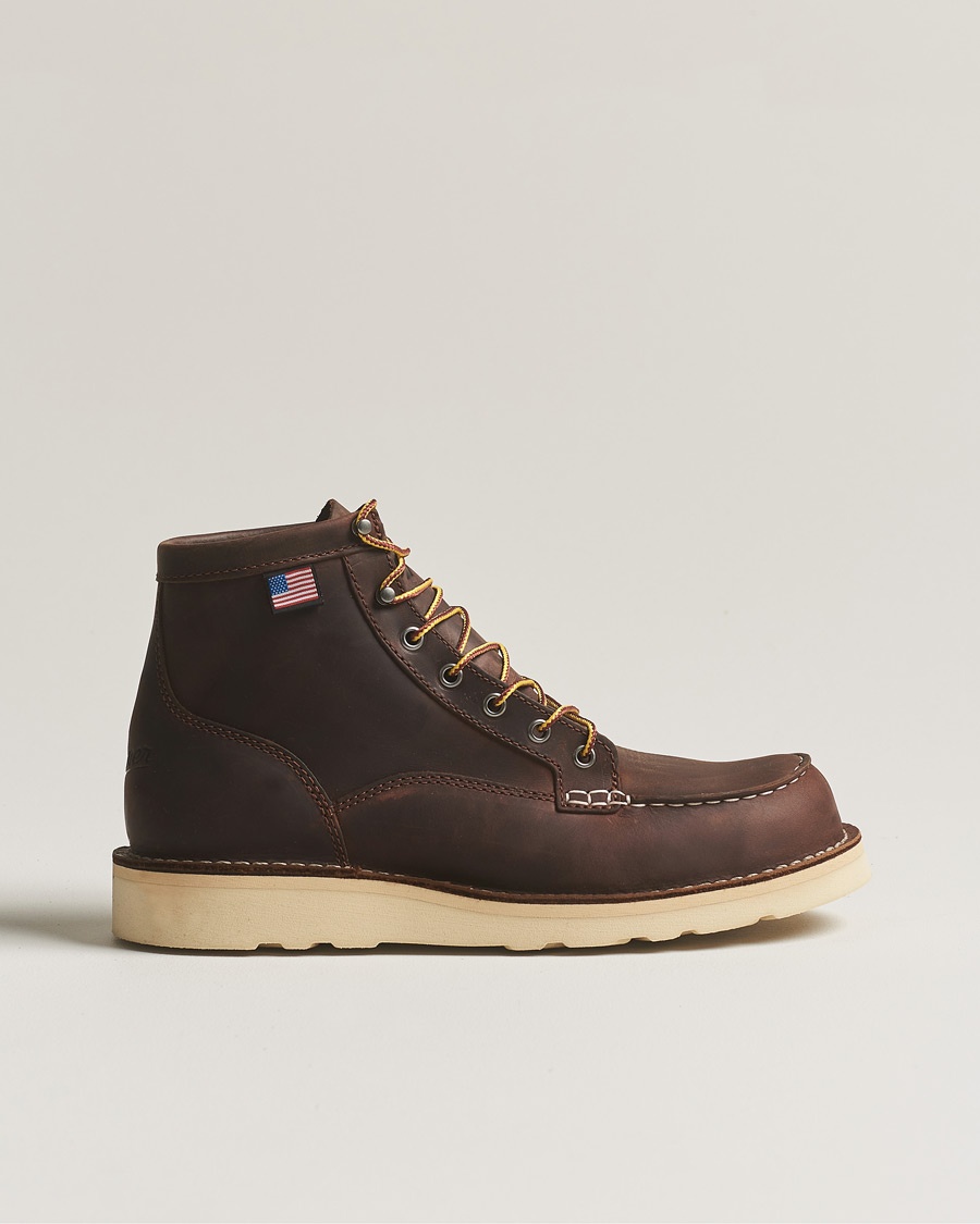 Danner Bull Run Leather Moc Toe Boot Brown – Braun