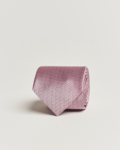 Herren | Zegna | Zegna | Monogram Silk Tie Pink