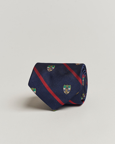 Herren | Krawatten | Polo Ralph Lauren | Club Lion Tie Navy/Red
