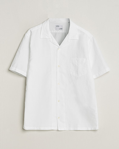 Herren | Neu im Onlineshop | Colorful Standard | Cotton/Linen Short Sleeve Shirt Optical White
