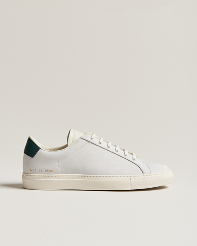 Herren | Common Projects | Common Projects | Retro Pebbled Nappa Leather Sneaker White/Green