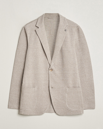 Herren | Sakkos | Gran Sasso | Structured Cotton/Linen Blazer Beige Melange