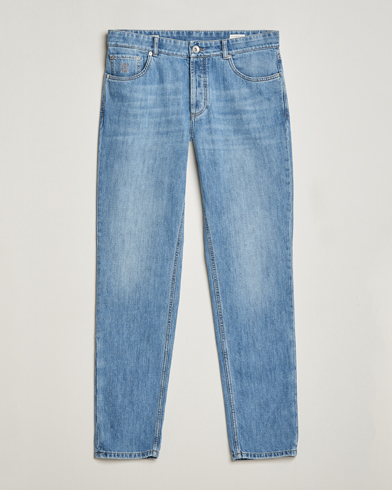 Herren | Tapered fit | Brunello Cucinelli | Traditional Fit Jeans Blue Wash