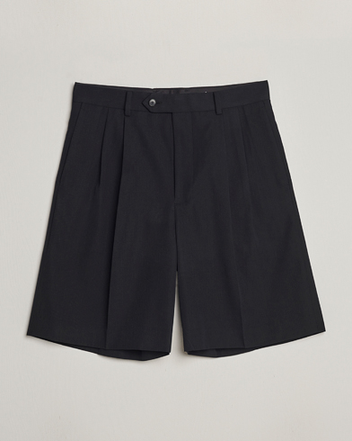 Herren | Shorts | Auralee | Light Wool Gabardine Shorts Black