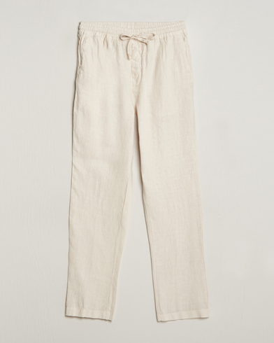 Herren | Summer | Altea | Linen Drawstring Pants Beige