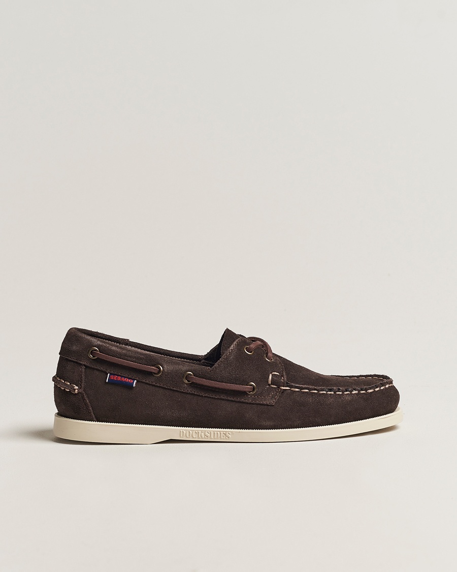 Sebago Docksides Suede Boat Shoe Moka Brown – Braun