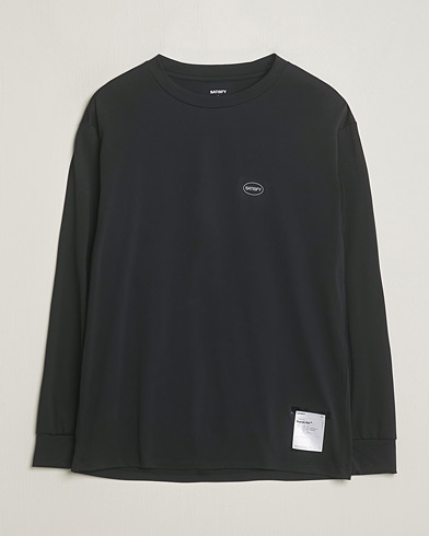 Herren | Neu im Onlineshop | Satisfy | AuraLite Long Sleeve T-Shirt Black