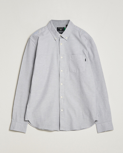 Herren | Oxfordhemden | Dockers | Cotton Stretch Oxford Shirt Mid Grey Heather
